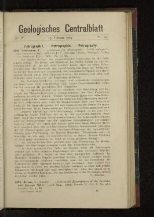 15. Februar 1904 No. 12.