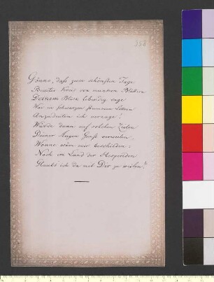 Brief von Riemer, Friedrich Wilhelm an Goethe, Johann Wolfgang von