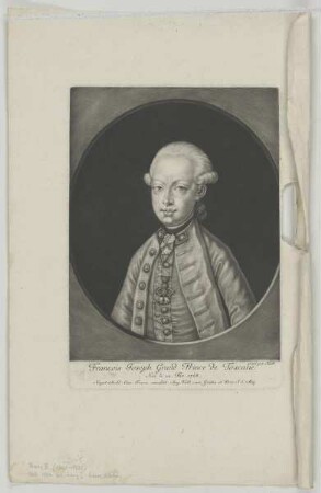 Bildnis des Francois Joseph de Toscane
