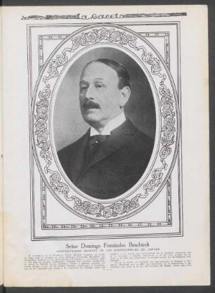 Señor Domingo Fernández Beschtedt : Administrador General de los Ferrocarriles del Estado