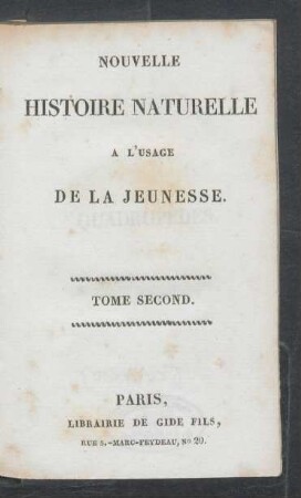 2: Nouvelle histoire naturelle