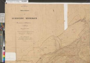 Medebach (Medebach), Separation Medebach, Übersichtskarte Bl.1