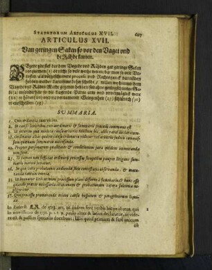[Articulus XVII.- XVIII.]