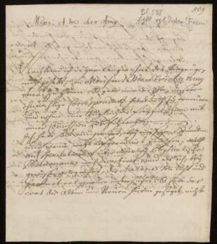 Brief von Johann Daniel Geysel an Johann Friedrich von Uffenbach, Nürnberg, 12.1.1727