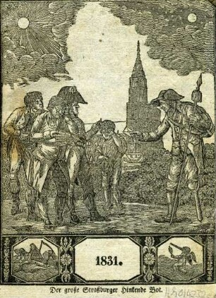 Der große Straßburger Hinkende Bote für das Jahr 1831