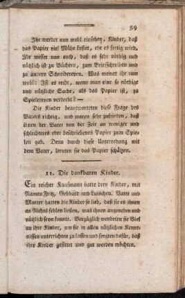11. Die dankbaren Kinder