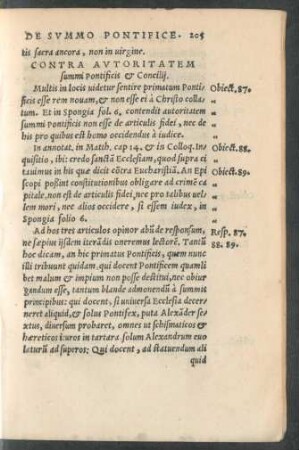 Contra Autoritatem summi Pontificis et Concilii.