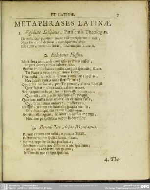 Metaphrases Latinae