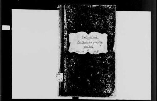 Gaiberg, katholische Gemeinde: Geburtenbuch 1810-1869