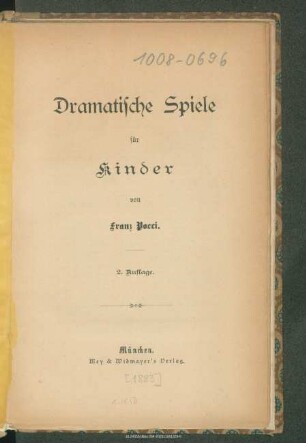 Dramatische Spiele für Kinder