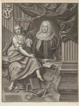 Philipp Ludwig Huth, Jurisconsultus und ältester Ratskonsulent; geb. 8. November 1696; gest. 2. August 1752