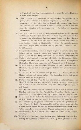 Historische Ausstellung der Stadt München, veranstaltet aus der Maillinger-Sammlung, 6. Serie, 2. Abtheilung. Die Regierungszeit des Churfürsten und nachmaligen Königs Max I. : 1799 - 1825