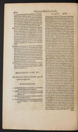 Argument. Cap. XII.
