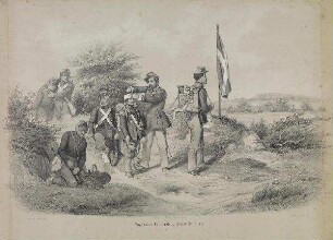 Versorgung der im Krieg Verwundeten