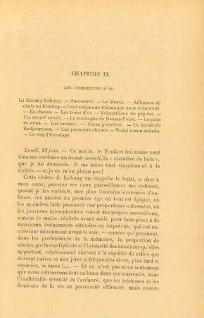 Chapitre IX. Les chercheurs d'or