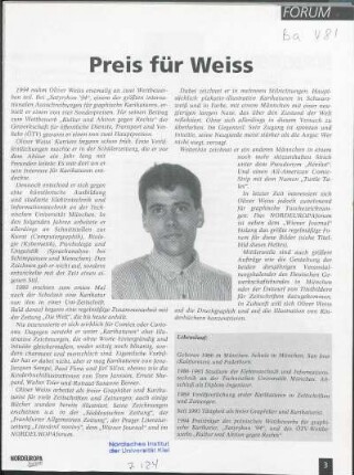 Preis für Weiss