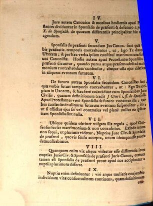 Diss. inaug. ... sponsaliorum de futuro et de praesenti differentias exhibens