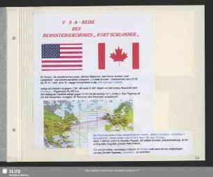 USA-Reise des Bergsteigerchores "Kurt Schlosser"