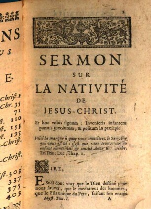 Sermons Du Pere Bourdalouë, de la Compagnie de Jesus. Sur Les Mysteres. 1