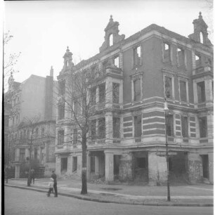 Negativ: Ruine, Wilhem-Hauff-Straße 11, 1950