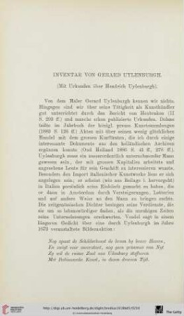Inventar von Gerard Uylenburgh