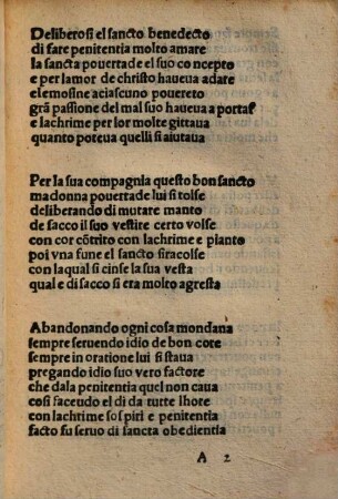 Orazione de sancto Francesco