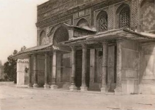 Jerusalem. Tempelberg Haupteingang zum Felsendom (Omarmoschee)