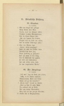 II. Didaktische Dichtung