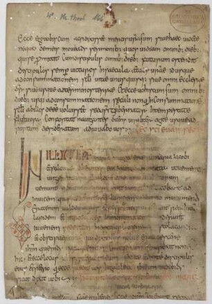 Gregorius M.: Homilia 21 in evangelia (abbrev.) Fragment
