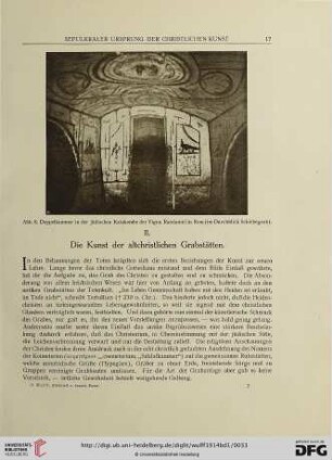 II. Die Kunst der altchristlichen Grabstätten