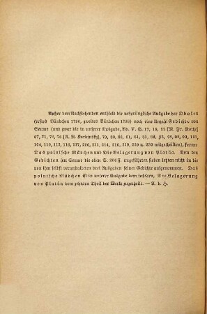 Prosaische und poetische Werke, 7