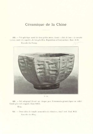 Céramique de la Chine