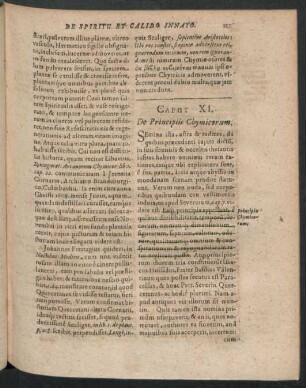 Caput XI. De Principiis Chymicorum