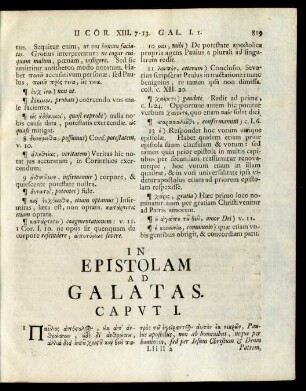 In Epistolam Ad Galatas