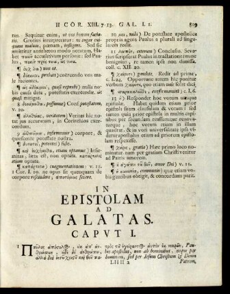 In Epistolam Ad Galatas
