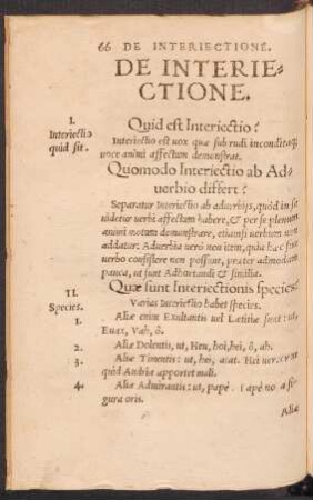 De Interiectione.