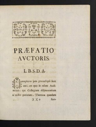 A2r-A4v, Praefatio Avctoris