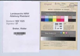 Entnazifizierung Walter Breker , geb. 12.04.1904 (Studienrat)