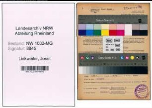 Entnazifizierung Josef Linkweiler , geb. 27.09.1907 (Buchpruefer)