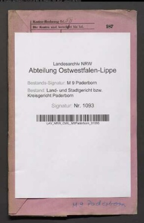 Erblasser: Tourtual, Amalia, geb. Gösen: