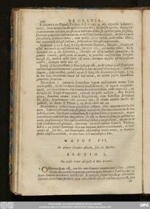 Caput VII. De altero Gratiae effectu, seu de Merito.