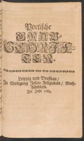 Poetische Grab-Schriften