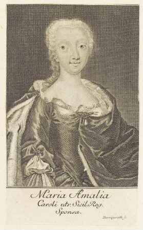 Bildnis der Maria Amalia, Königin von Spanien
