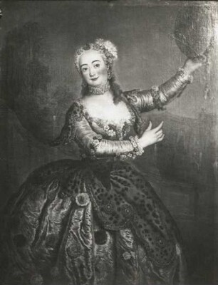 Die Tänzerin Barberina : Gemälde "Die Tänzerin Barberina" (um 1745, A. Pesne). Um 1745. Öl auf Leinwand; 1,33 × 1,00 m; Stiftung Preußische Schlösser und Gärten Berlin-Brandenburg (SPSG))