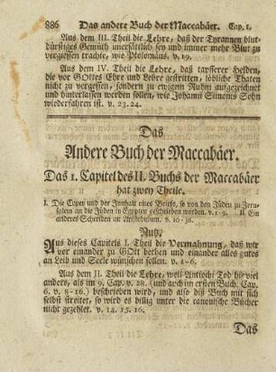 Das Andere Buch der Maccabäer