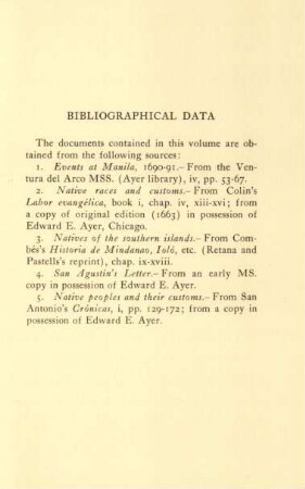 Bibliographical data