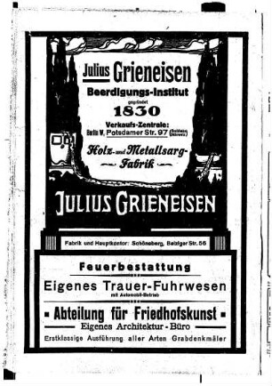 Handel- und Gewerbetreibende in Berlin, nach Erwerbs= bezw. Berufszweigen alphabetisch geordnet