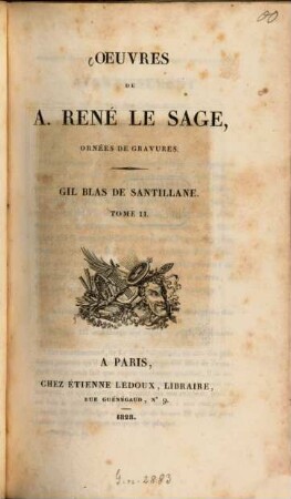 Oeuvres : ornées de gravures, 3. Gil Blas de Santillane ; T. 2