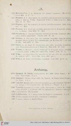 Anhang (Nr. 1350-1357)