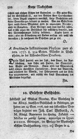 Lobschrift auf Michael Neander.